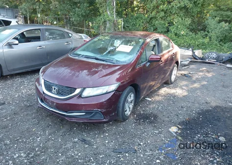 2014 Honda Civic Lx z USA, uszkodzony, nr VIN 19XFB2F57EE256248